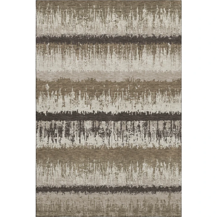 Addison Mayfield Brown AMF1013 - 8ft. Round Rug