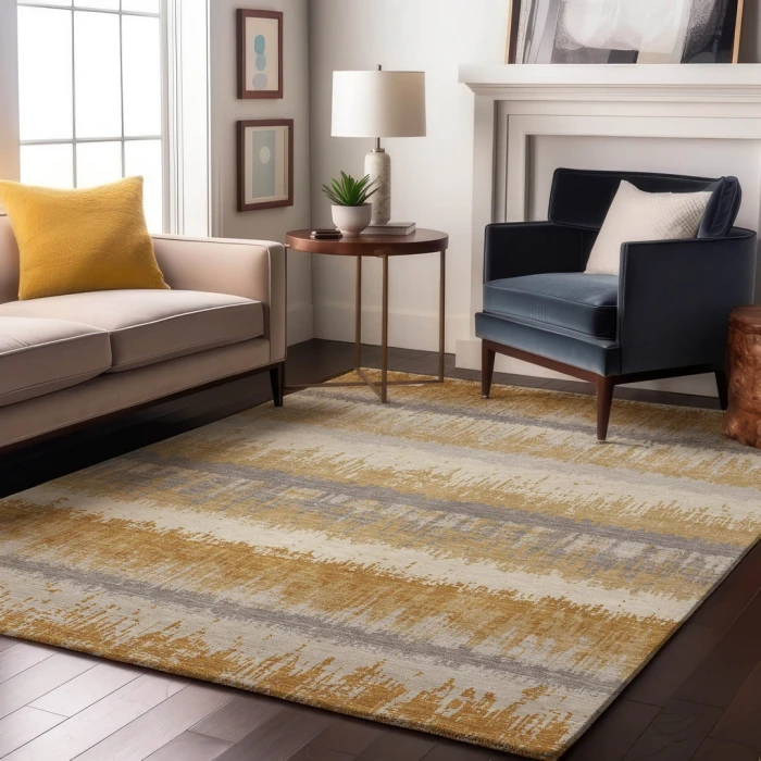 Addison Mayfield Gold AMF1013 9ft. x 12ft. Rect. Rug