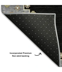 Addison Mayfield Black AMF1014 9ft. x 12ft. Rect. Rug