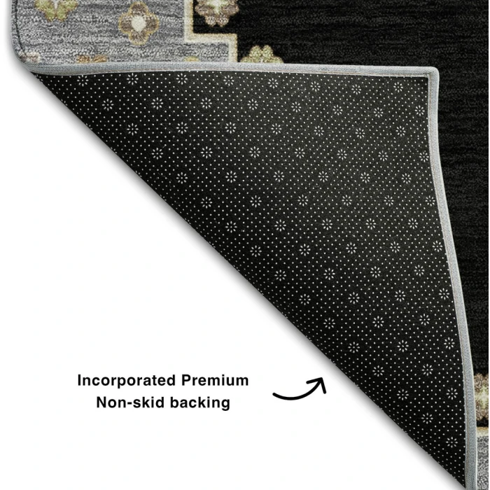 Addison Mayfield Black AMF1014 9ft. x 12ft. Rect. Rug
