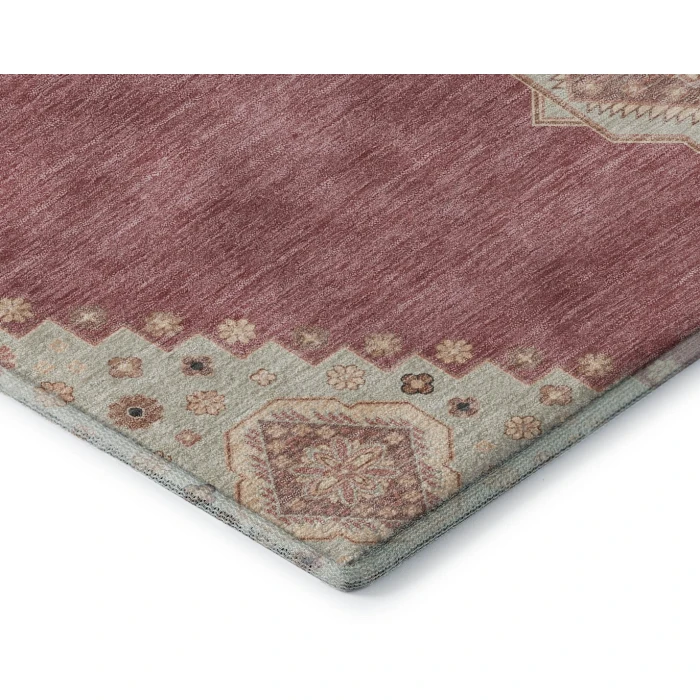 Addison Mayfield Pink AMF1014 - 8ft. Round Rug