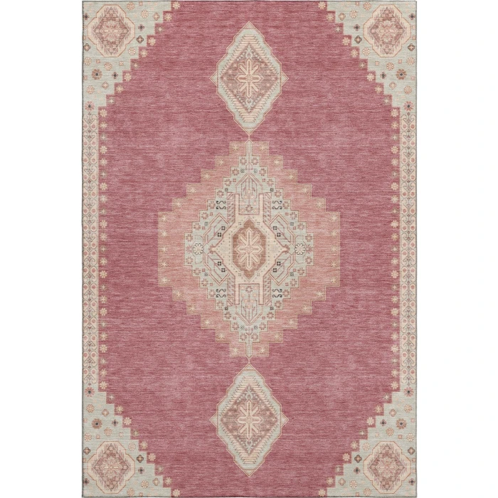 Addison Mayfield Pink AMF1014 - 8ft. Round Rug