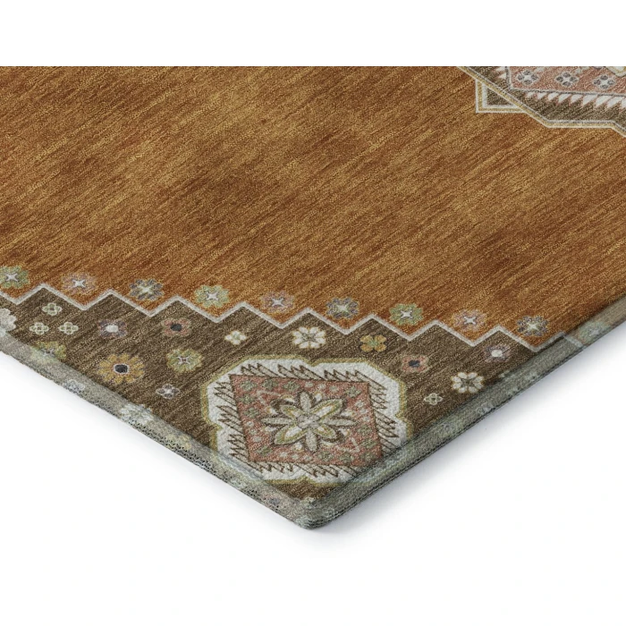 Addison Mayfield Orange AMF1014 2ft. 3in. x 7ft. 6in. Rect. Rug