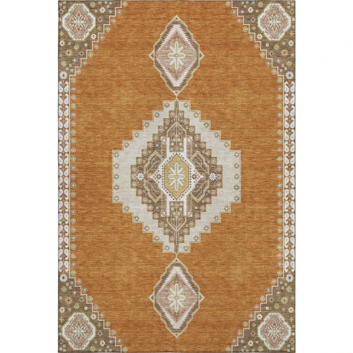 Addison Mayfield Orange AMF1014 2ft. 3in. x 7ft. 6in. Rect. Rug