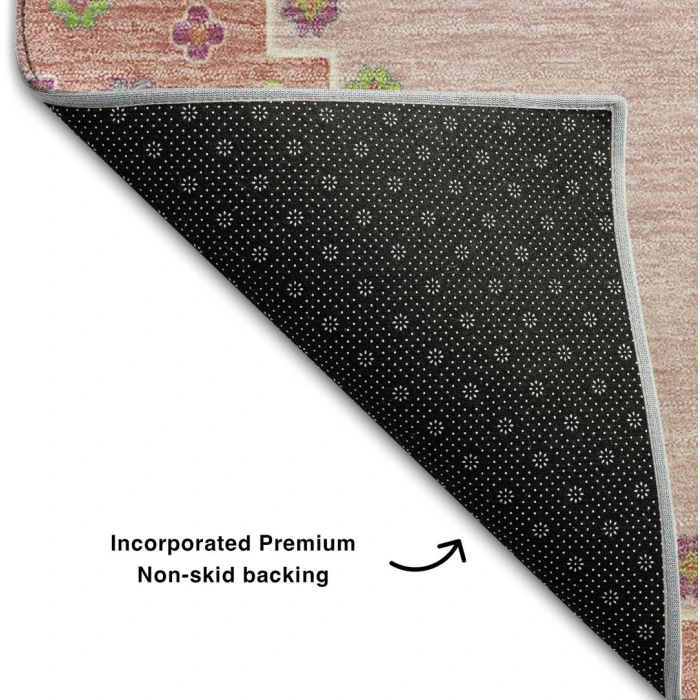 Addison Mayfield Pink AMF1014 - 8ft. Round Rug
