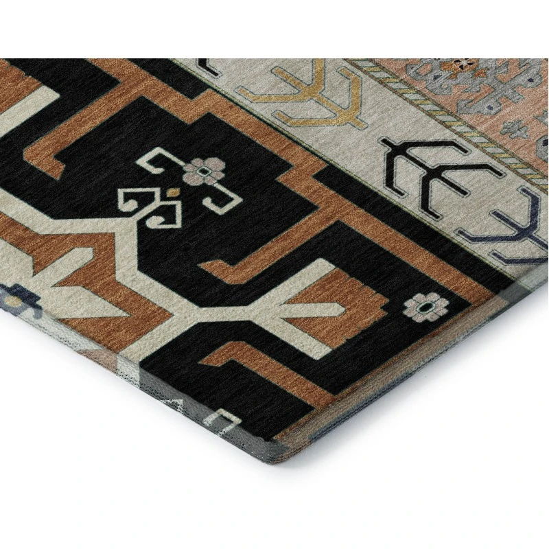 Addison Mayfield Black AMF1015 - 8ft. Round Rug