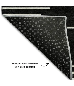 Addison Mayfield Black AMF1016 - 8ft. Round Rug