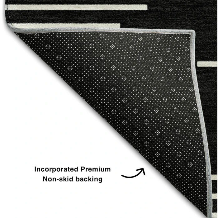 Addison Mayfield Black AMF1016 - 8ft. Round Rug