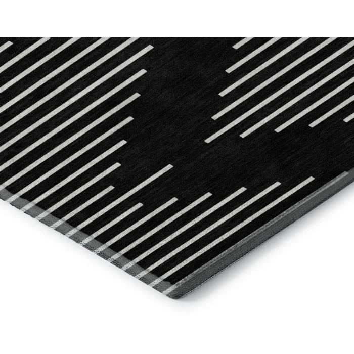 Addison Mayfield Black AMF1016 - 8ft. Round Rug
