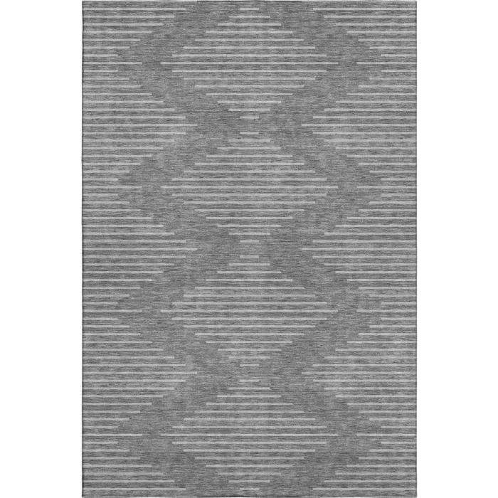 Addison Mayfield Gray AMF1016 - 8ft. Round Rug
