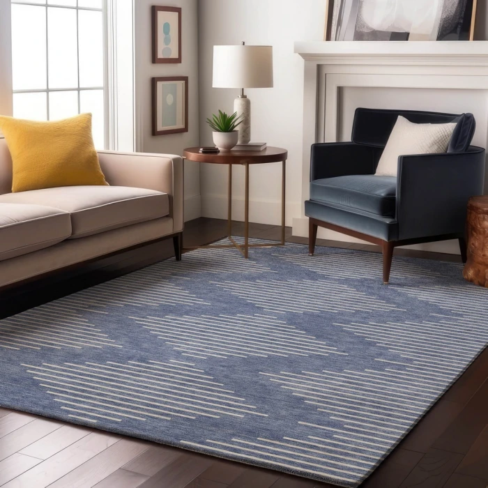 Addison Mayfield Blue AMF1016 5ft. x 7ft. 6in. Rect. Rug