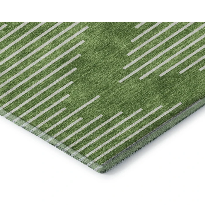 Addison Mayfield Green AMF1016 - 8ft. Round Rug
