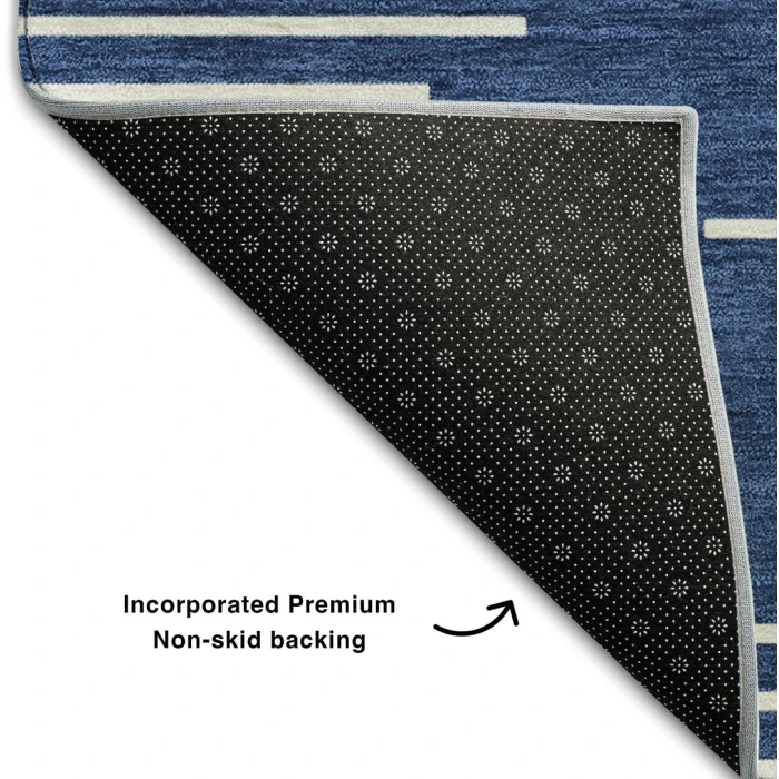 Addison Mayfield Blue AMF1016 - 8ft. Round Rug