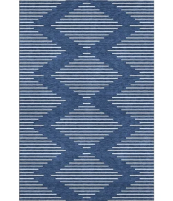 Addison Mayfield Blue AMF1016 - 8ft. Round Rug
