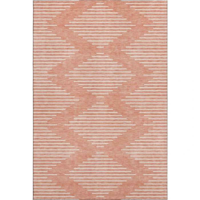 Addison Mayfield Orange AMF1016 - 8ft. Round Rug