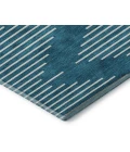 Addison Mayfield Teal AMF1016 - 8ft. Round Rug