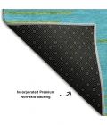 Addison Mayfield Teal AMF1017 8ft. x 10ft. Rect. Rug