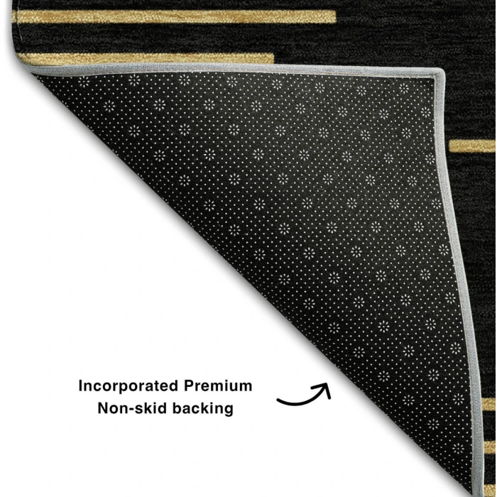Addison Mayfield Black AMF1017 2ft. 3in. x 7ft. 6in. Rect. Rug
