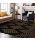 Addison Mayfield Black AMF1017 2ft. 3in. x 7ft. 6in. Rect. Rug