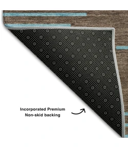 Addison Mayfield Brown AMF1017 2ft. 3in. x 7ft. 6in. Rect. Rug