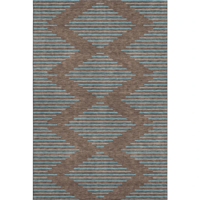 Addison Mayfield Brown AMF1017 2ft. 3in. x 7ft. 6in. Rect. Rug