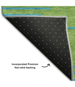 Addison Mayfield Green AMF1017 2ft. 3in. x 7ft. 6in. Rect. Rug