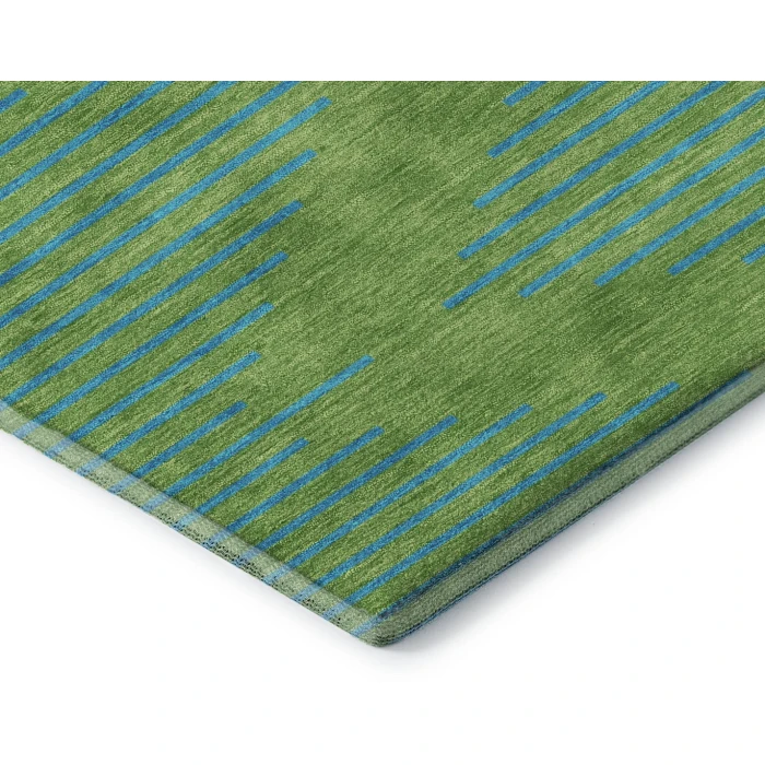 Addison Mayfield Green AMF1017 2ft. 3in. x 7ft. 6in. Rect. Rug