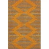 Addison Mayfield Orange AMF1017 - 8ft. Round Rug