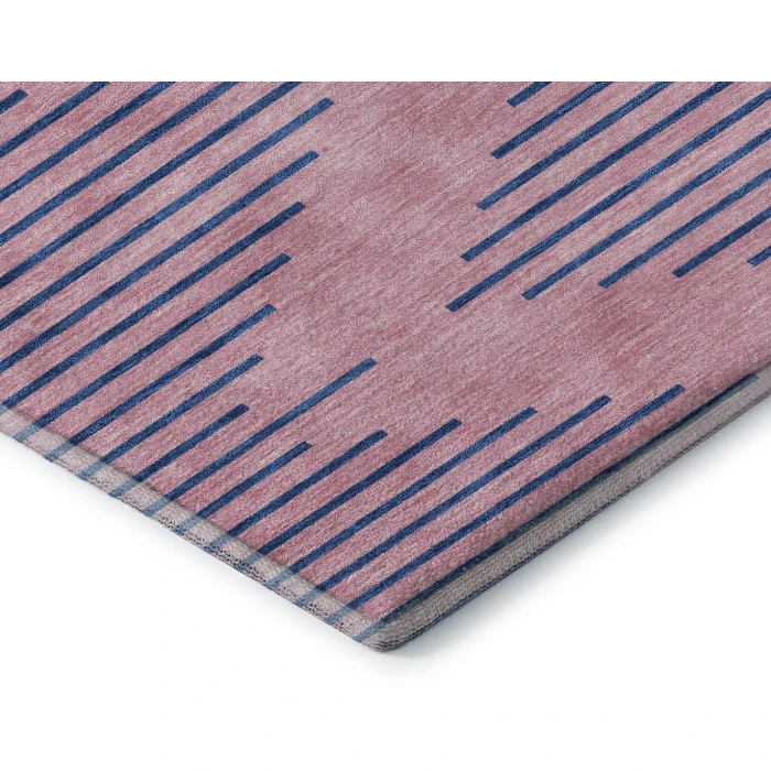 Addison Mayfield Pink AMF1017 - 8ft. Round Rug