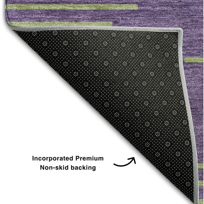 Addison Mayfield Purple AMF1017 - 8ft. Round Rug