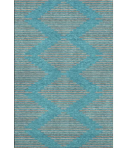 Addison Mayfield Teal AMF1017 - 8ft. Round Rug