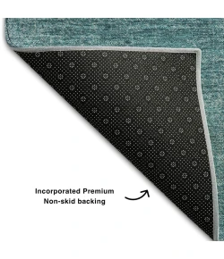 Addison Mayfield Teal AMF1018 2ft. 3in. x 7ft. 6in. Rect. Rug