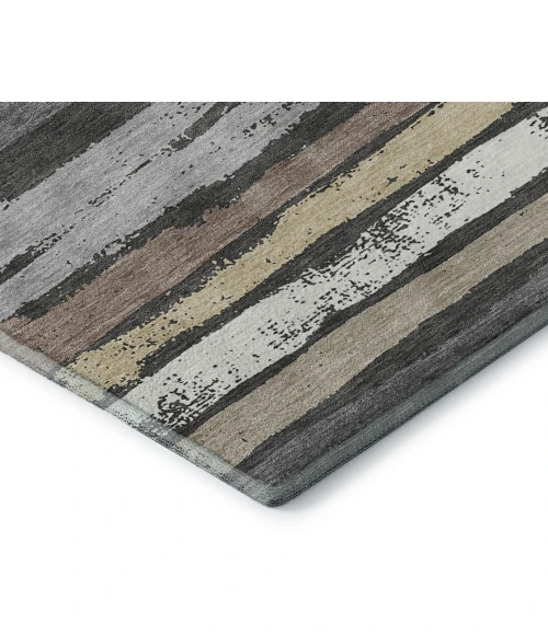 Addison Mayfield Gray AMF1019 - 8ft. Round Rug