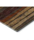 Addison Mayfield Brown AMF1019 - 8ft. Round Rug