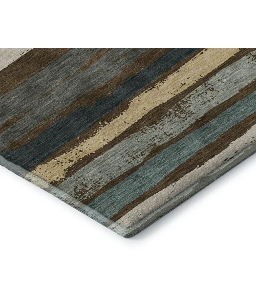 Addison Mayfield Brown AMF1019 - 8ft. Round Rug
