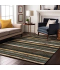 Addison Mayfield Brown AMF1019 - 8ft. Round Rug