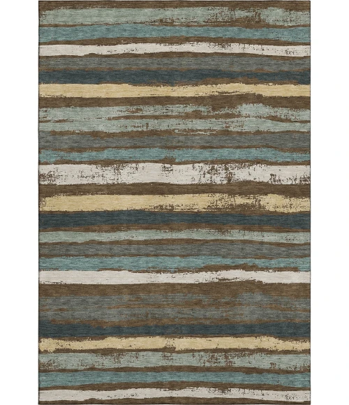 Addison Mayfield Brown AMF1019 - 8ft. Round Rug