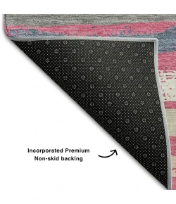 Addison Mayfield Pink AMF1019 - 8ft. Round Rug
