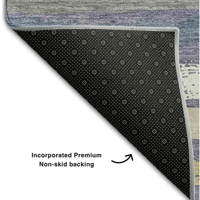 Addison Mayfield Purple AMF1019 2ft. 3in. x 7ft. 6in. Rect. Rug