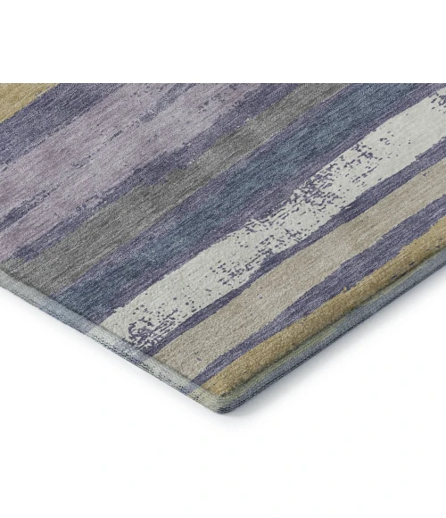 Addison Mayfield Purple AMF1019 - 8ft. Round Rug