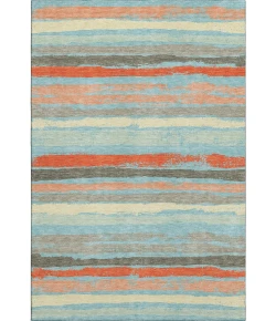 Addison Mayfield Blue AMF1019 - 8ft. Round Rug