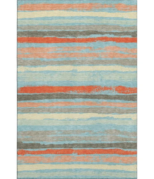 Addison Mayfield Blue AMF1019 - 8ft. Round Rug