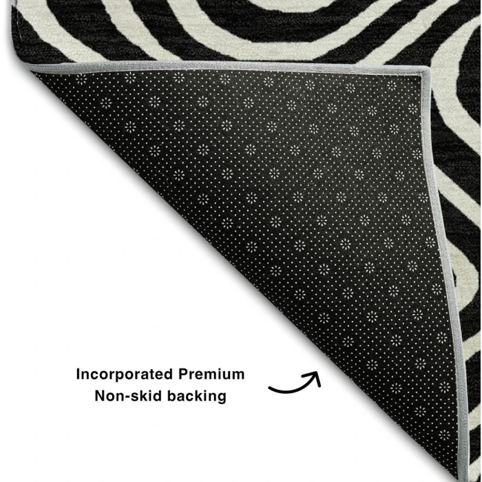 Addison Mayfield Black AMF1020 5ft. x 7ft. 6in. Rect. Rug
