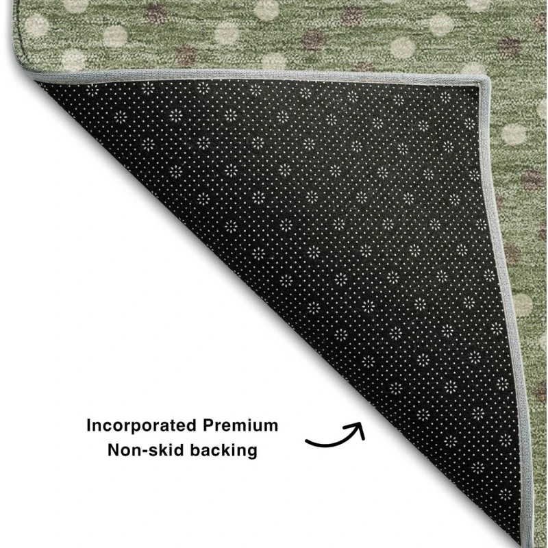 Addison Mayfield Green AMF1021 - 8ft. Round Rug