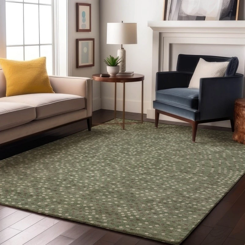 Addison Mayfield Green AMF1021 - 8ft. Round Rug