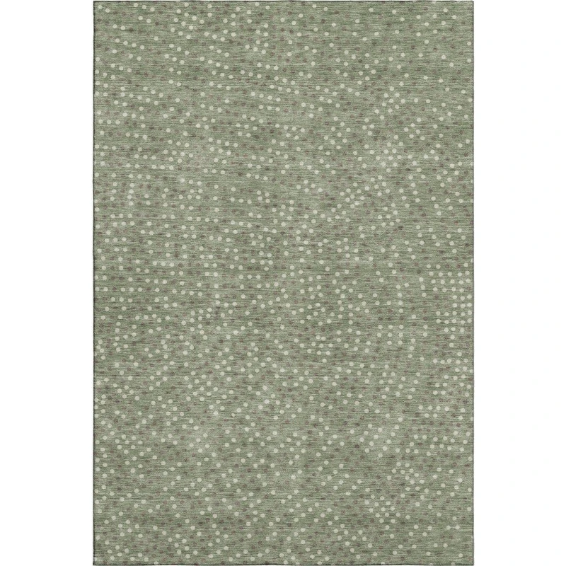 Addison Mayfield Green AMF1021 - 8ft. Round Rug