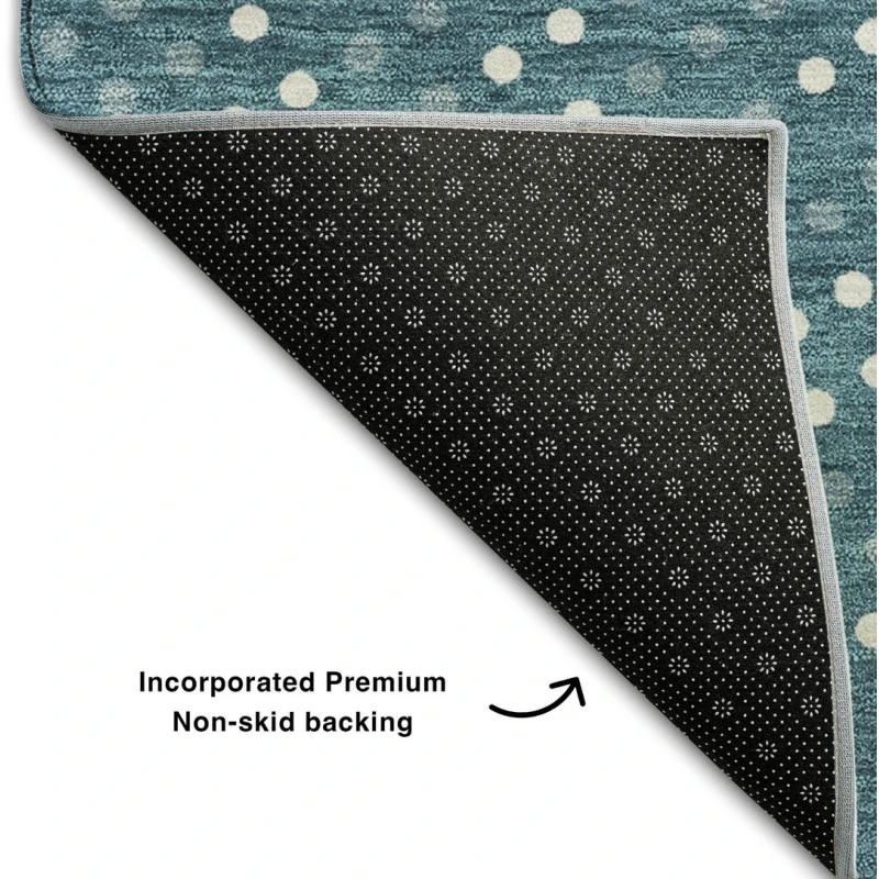 Addison Mayfield Teal AMF1021 - 8ft. Round Rug