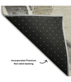 Addison Mayfield Brown AMF1022 - 8ft. Round Rug