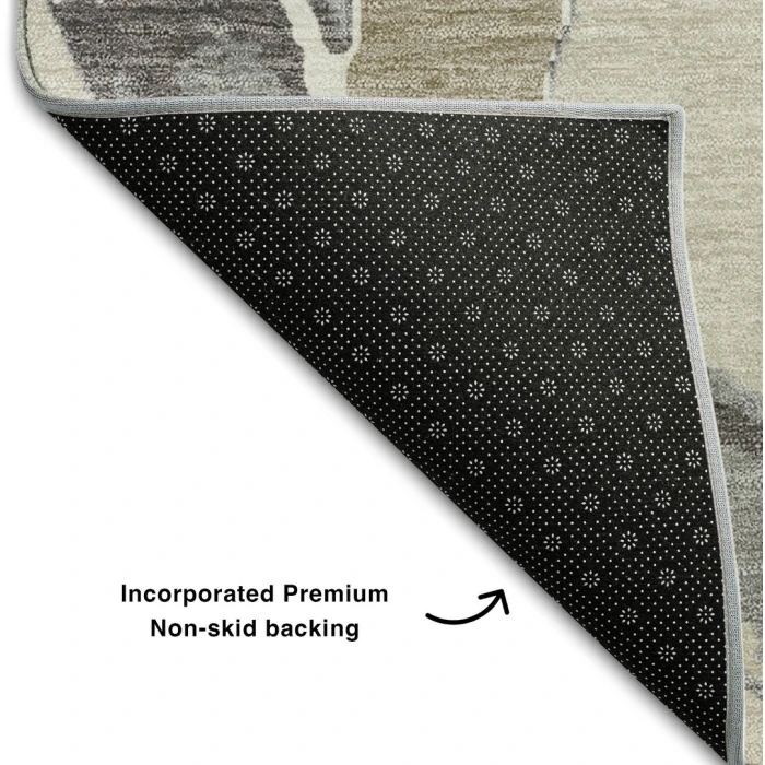 Addison Mayfield Brown AMF1022 - 8ft. Round Rug