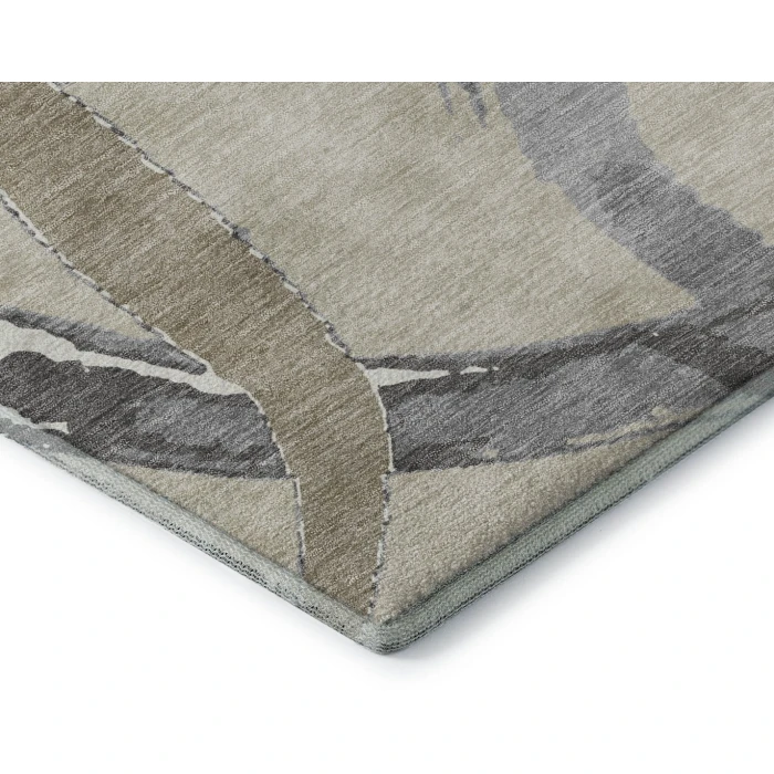 Addison Mayfield Brown AMF1022 - 8ft. Round Rug